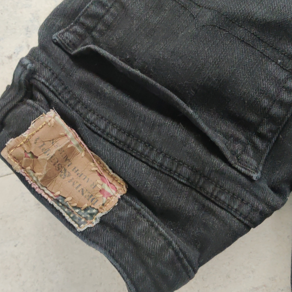 Ralph Lauren Denim & Supply Black Straight Jean Pant